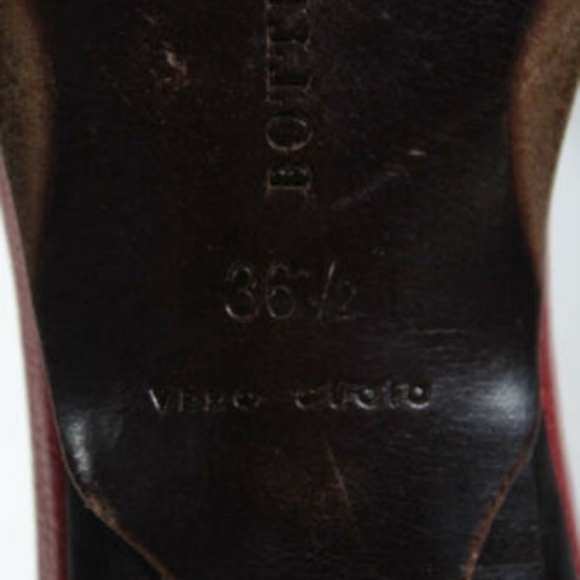 Bottega V Pink Leather Open Toe Sandals Heels 6.5 - Picture 4 of 5